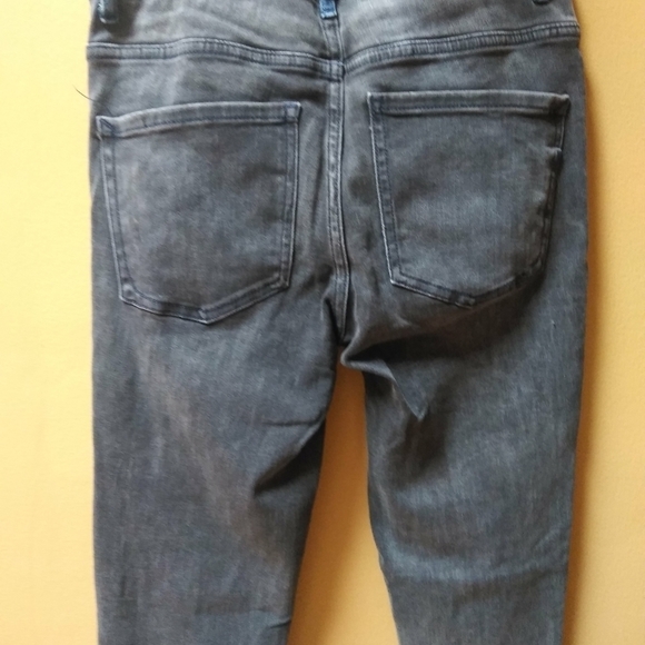 Express High Rise Two Tone Ankle Jeggings Size 27 - Picture 3 of 6